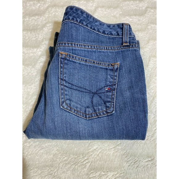 Tommy Hilfiger Women Boyfriend Bootcut Jeans 30x30 - Picture 2 of 11
